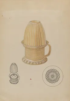 Posten Dorothy Prints: Night Lamp, c. 1936. Creator: Dorothy Posten