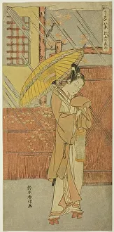 Harunobu Prints: Night Rain of Genjo (Genjo no yau)
