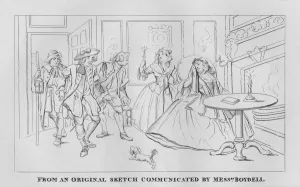 Boydell Gallery: A Night Scene, 1809, (1827). Creator: Thomas Cook