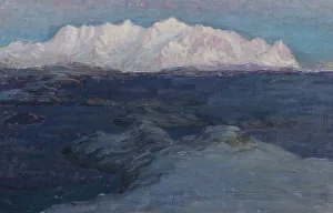 Nighttime Prints: Night over Store Molla. Study from Lofoten. Creator: Anna Katarina Boberg
