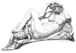 Images Dated 16th April 2008: Night from the tomb of Julian de Medici, San Lorenzo Basilica, Florence, Italy, 1882