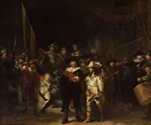 Burgermeister Prints: The Night Watch, 1642. Creator: Rembrandt Harmensz van Rijn