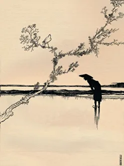 Birdsong Prints: The Nightingale, 1897. Artist: W Heath Robinson
