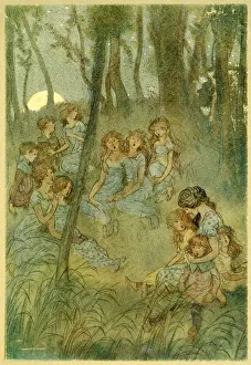 Woodland Gallery: And nightly meadow fairies, look you sing, from The Merry Wives of Windsor, 1910