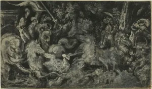Fantastical Prints: A Nightmare, after 1573. Creator: Melchior Bocksberger