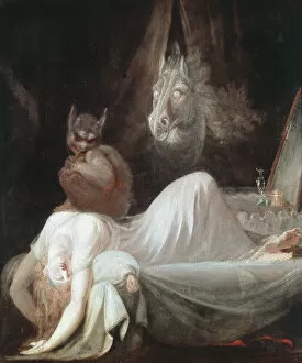 Lying Down Gallery: The Nightmare, c1790. Artist: Henry Fuseli