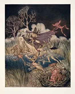 The Nightmare, with her whole ninefold …, from The Legend of Sleepy Hollow, 1928