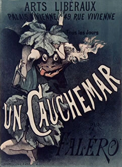 Academic Art Collection: A Nightmare (Un Cauchemar). Arts Liberaux. Palais Vivienne, 1888