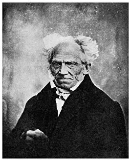 Images Dated 13th July 2009: Nihilism: Arthur Schopenhauer, German philosopher, 19th century (1956)