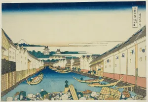 Nihonbashi River Prints: Nihonbashi Bridge in Edo (Edo Nihonbashi)
