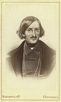 Playwright Collection: Nikola i Vasilevich Gogol, half-length portrait, facing front, between 1880 and 1886