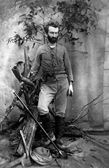 Nikolai Nikolaevich Miklukho-Maklai, Russian anthropologist, Queensland, Australia, c1880 Nikolai Nikolaevich Miklukho-Maklai, Russian anthropologist, Queensland, Australia, c1880
