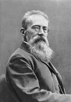 Nikolai Rimsky-Korsakov (1844 - 1908), Russian composer. Artist: Samour