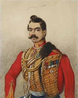 Images Dated 9th April 2018: Nikolay Ivanovich Bukharov (1799-1862), 1836