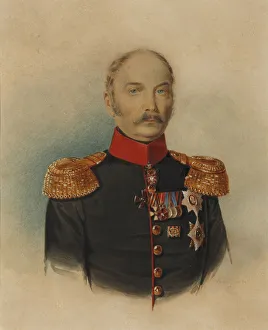 Gouache On Paper Gallery: Nikolay Ivanovich Hartung (1782-1859), 1850