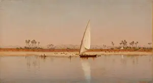 Shore Prints: On the Nile, 1872. Creator: Sanford Robinson Gifford