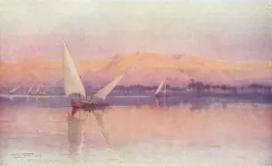 R Talbot Kelly Prints: A Nile Afterglow, c1880, (1904). Artist: Robert George Talbot Kelly
