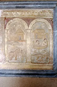 Crocodile Prints: Nile animals on panel in the Vatican