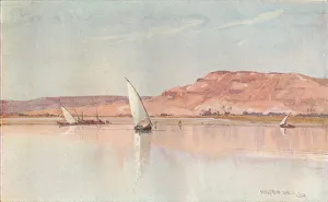 Felucca Prints: On The Nile, c1900. Artist: Wilfrid Williams Ball