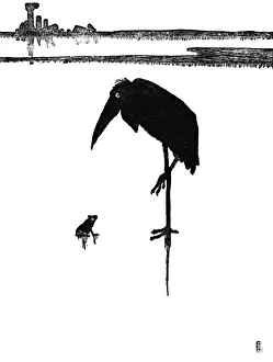 Water Surface Prints: The Nile Flood Had Retired, c1930. Artist: W Heath Robinson