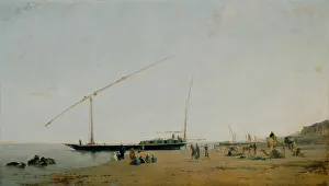 Nile Prints: On the Nile, Near Philae, 1871. Creator: Eugene Fromentin
