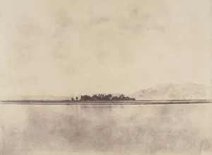 Greene Prints: The Nile in front of the Theban Hills, 1853-54. Creator: John Beasley Greene