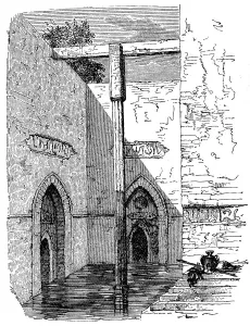 Nilometer on the island of Roda, Cairo, Egypt, c1895 Nilometer on the island of Roda, Cairo, Egypt, c1895