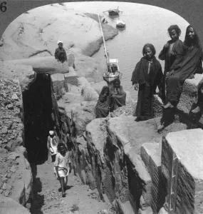 The Nilometer (measurer of inundations) at the first cataract, Egypt, 1905 The Nilometer (measurer of inundations) at the first cataract, Egypt, 1905
