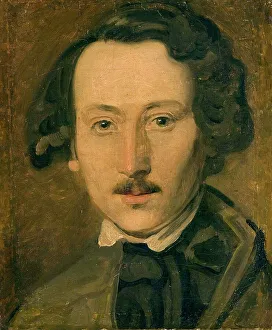 Blommer Nils Jakob Prints: Nils Johan Olsson Blommér, c1840. Creator: Alexis Wetterbergh