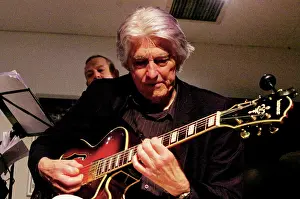 Nils Solberg, East Grinstead Jazz Club, Apron Cafe, Chequer Mead Theatre, West Sussex, April 2025. Creator: Brian O'Connor. Nils Solberg, East Grinstead Jazz Club, Apron Cafe, Chequer Mead Theatre, West Sussex, April 2025