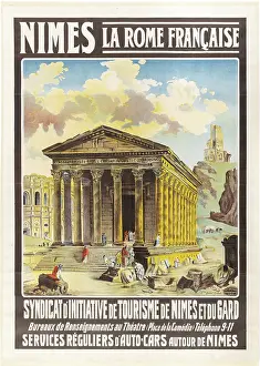 Nimes Prints: Nimes la Rome Francaise. Creator: Granes, Jeanne (1870-1923)