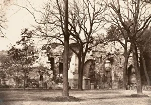 Baldus Prints: Nimes, Temple de Diane, ca. 1862. Creator: Edouard Baldus