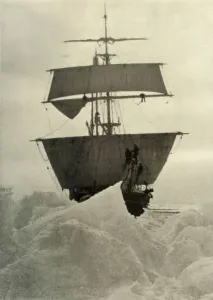 Shackleton Prints: The Nimrod Held Up in the Ice, 1908, (1909)