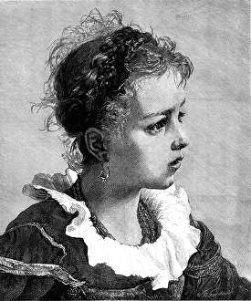 William Biscombe Prints: Nina - from a picture by A. Bonifazi, 1874. Creator: William Biscombe Gardner