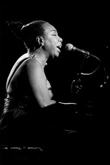 Piano Player Gallery: Nina Simone, Maastricht Jazz Festival, 1992. Creator: Brian Foskett