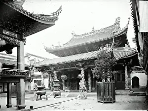 Incense Prints: Ningbo, Zhejiang, China: Ningbo Tianhou Temple or Qingan Guildhall