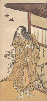 Ichimura Uzaemon Prints: The Ninth Ichimura Uzaemon in the role of Shunkan, ca. 1778. Creator: Shunsho