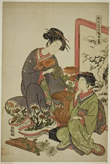 The Ninth Month (Choyo), from the series A Fashionable Parody of the Five... c