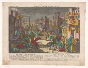 Imperial Franciscan Academy Prints: The ninth plague in Egypt, 1755-1779. Creator: Monogrammist BF