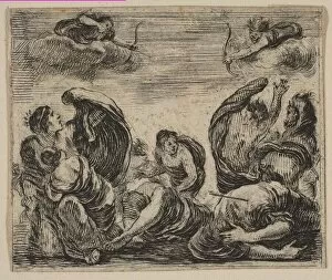 De Saint Sorlin Gallery: Niobe, from Game of Mythology (Jeu de la Mythologie), 1644