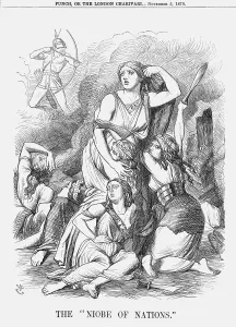 Crying Prints: The Niobe of Nations, 1870. Artist: Joseph Swain
