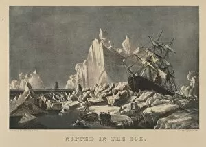 Trapped Collection: Nipped in the Ice, 1876-94. 1876-94. Creators: Nathaniel Currier, James Merritt Ives
