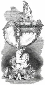 Silver Gilt Prints: No. 1. - Nautilus, Mounted in Silver-Gilt