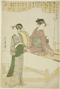 Silk Farming Prints: No. 11 (juichi), from the series Women Engaged in the Sericulture Industry (Joshoku)