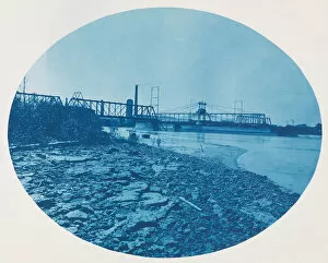 Cyanotype Collection: No. 199. Draw Span of Chicago & North Western Rail Road Bridge at Clinton, Iowa, 1885