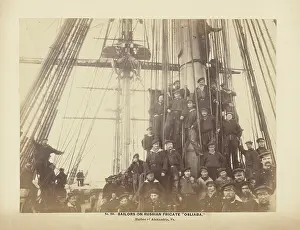 Virginia Prints: No. 210. Sailors on Russian Frigate Osliaba