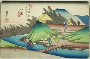 Nakasendo Prints: No. 25: Yawata, from the series Sixty-nine Stations of the Kisokaido (Kisokaido)