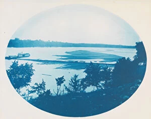 Cyanotype Collection: No. 34. From Bluffs at Merrimac, Minnesota Looking Down Stream, 1885