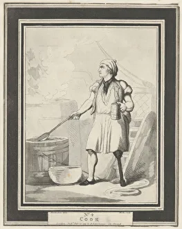 Galley Prints: No. 4: Cook, February 15, 1799. Creator: Henri Merke