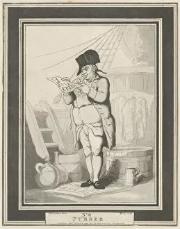 Naval Uniform Gallery: No. 6: Purser, February 15, 1799. Creator: Henri Merke